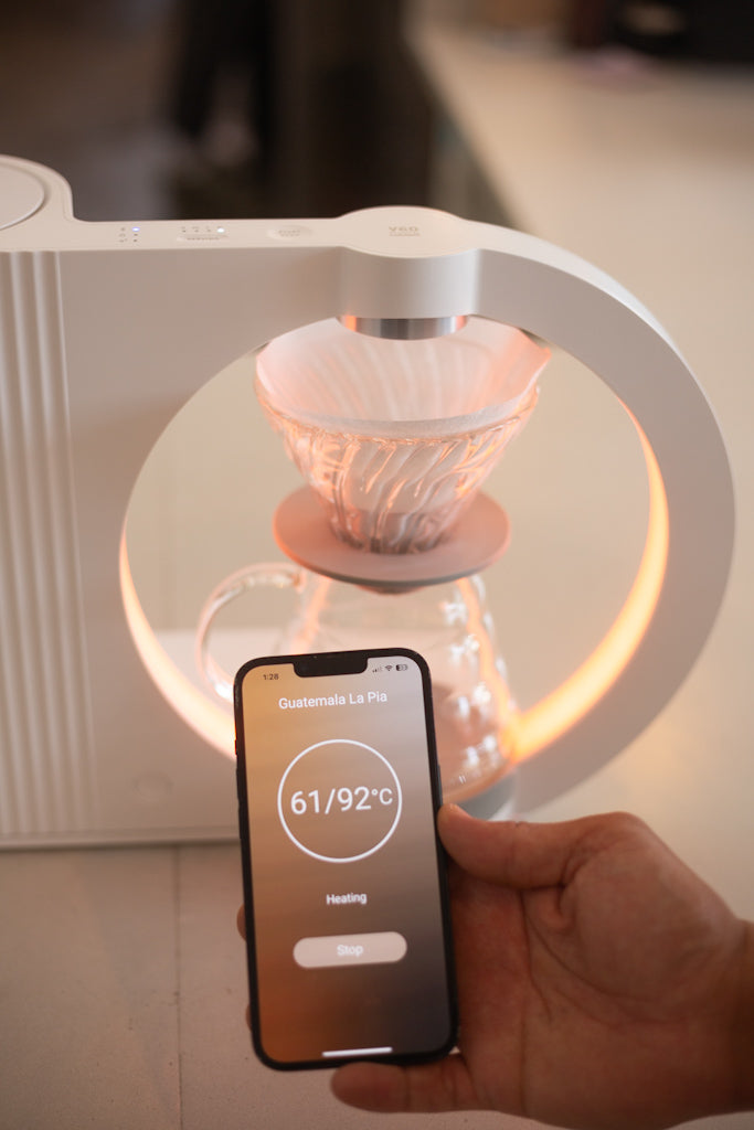 Hiroia Hikaru V60 Smart Coffee Brewer, Powered by Hario