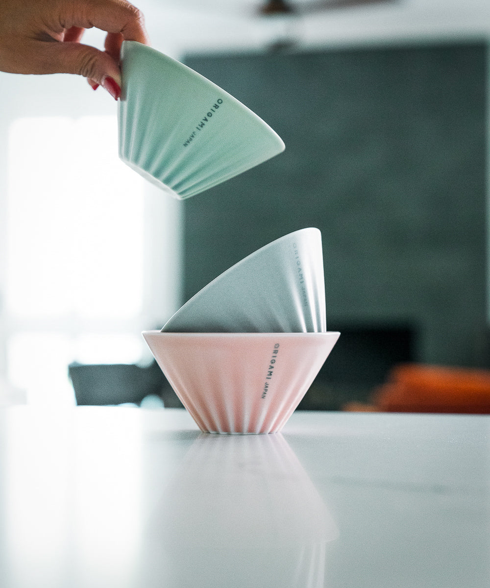 ORIGAMI Tea Dripper for Pourover Style Tea Brewing