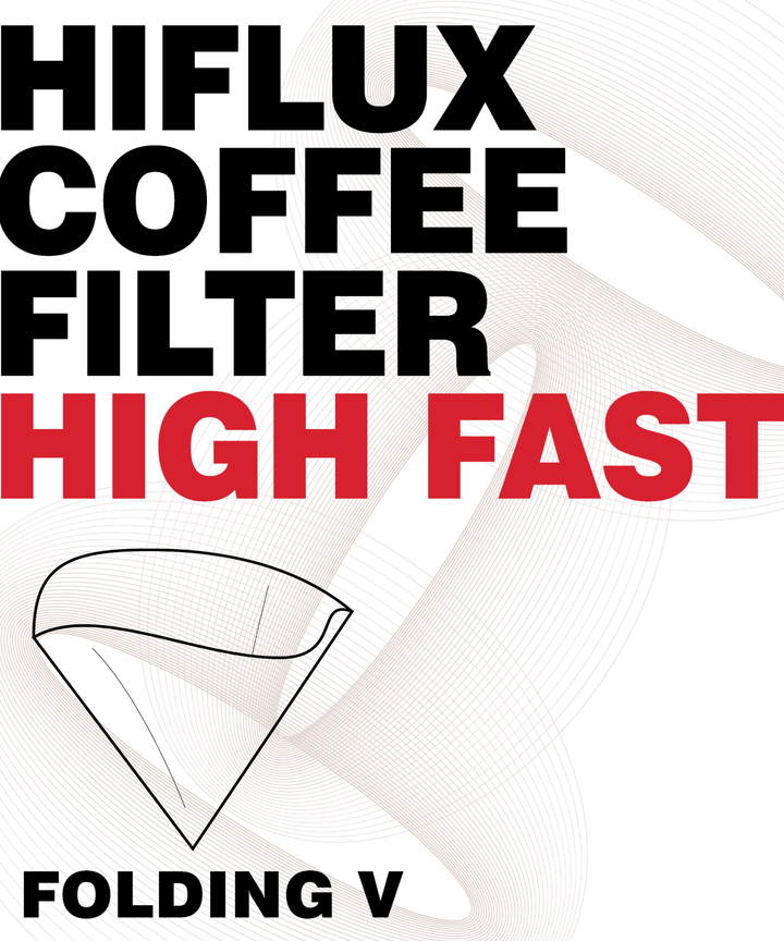 HIFLUX Coffee Filter - Cone Folding V 50 Sheets