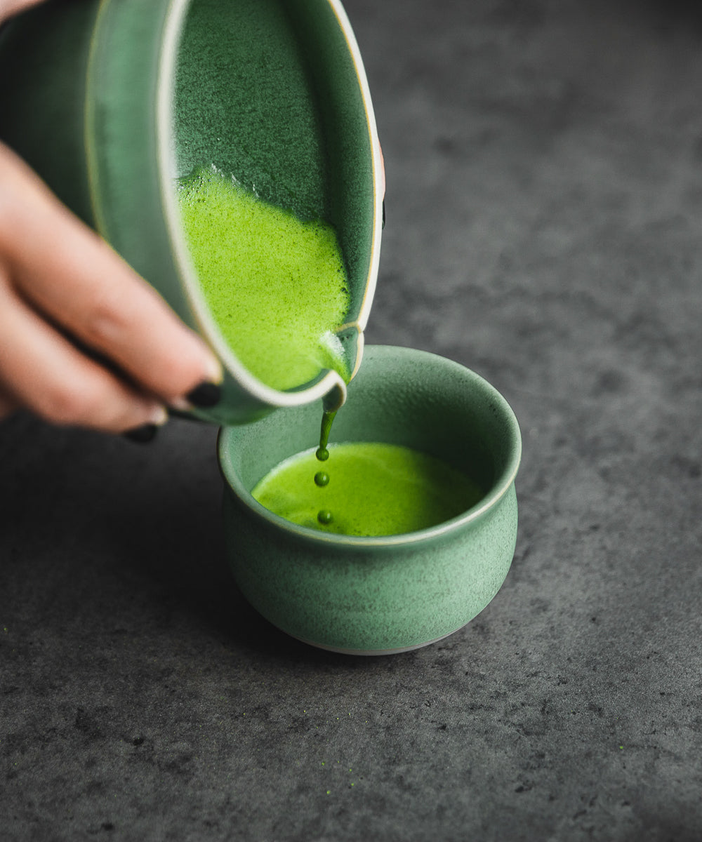 Origami Katakuchi Matcha Bowl