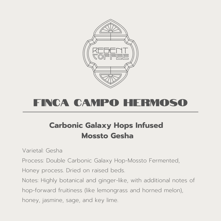 Finca Campo Hermoso Carbonic Galaxy Hops Infused Mossto Gesha