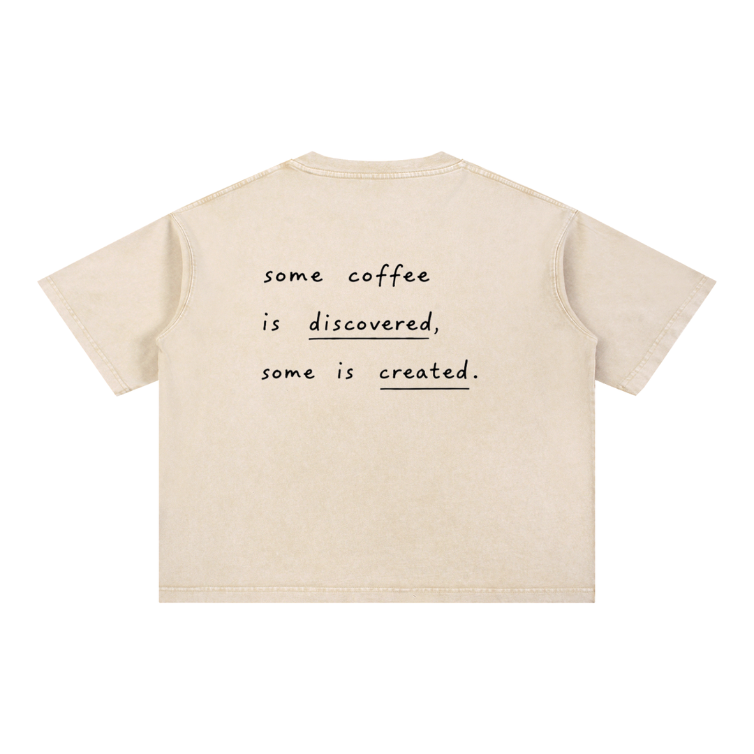 Regent Text Tee — Mineral Wash