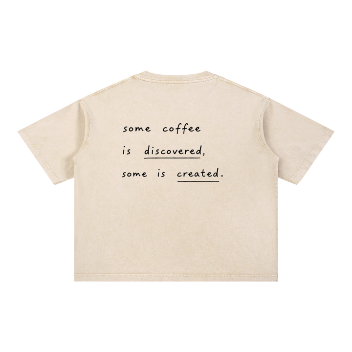 Regent Text Tee — Mineral Wash